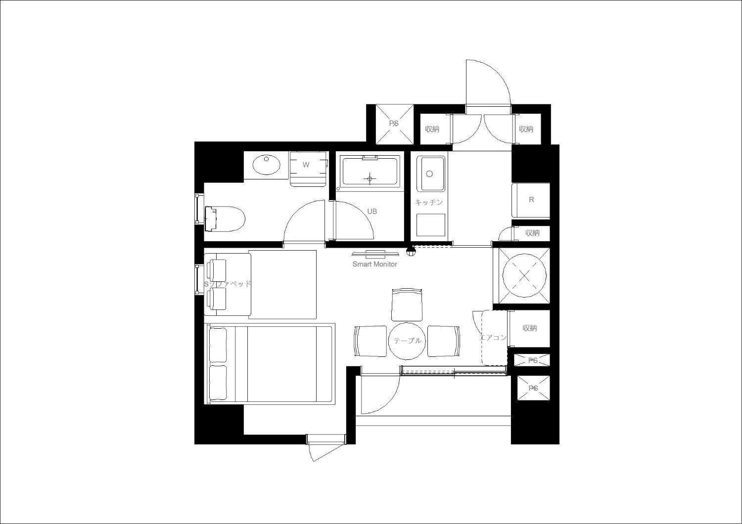 Luce Takanawa 도쿄 객실 사진